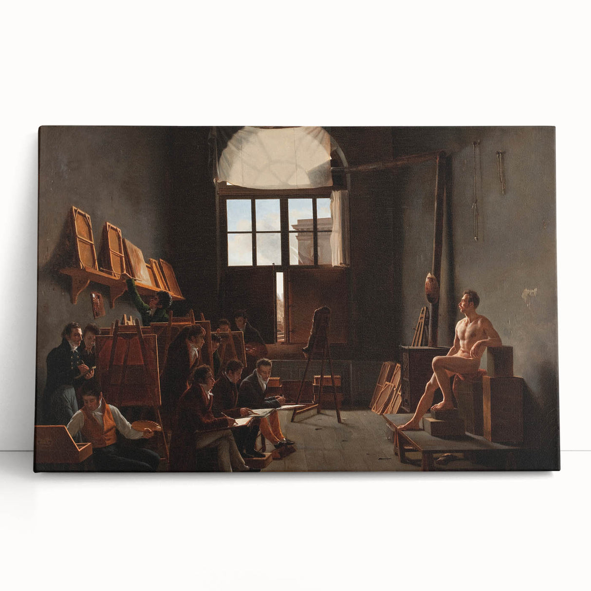 Neoclassical Art Print - The Studio of Jacques-Louis David