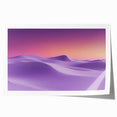 Desert landscape rolled print showcasing vibrant colors and intricate details, elegantly packaged in a protective cardboard tube, perfect for home decor enthusiasts.