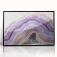 Large abstract wall art featuring organic shapes in earthy tones on a framed acrylic, suitable for modern living room decor.