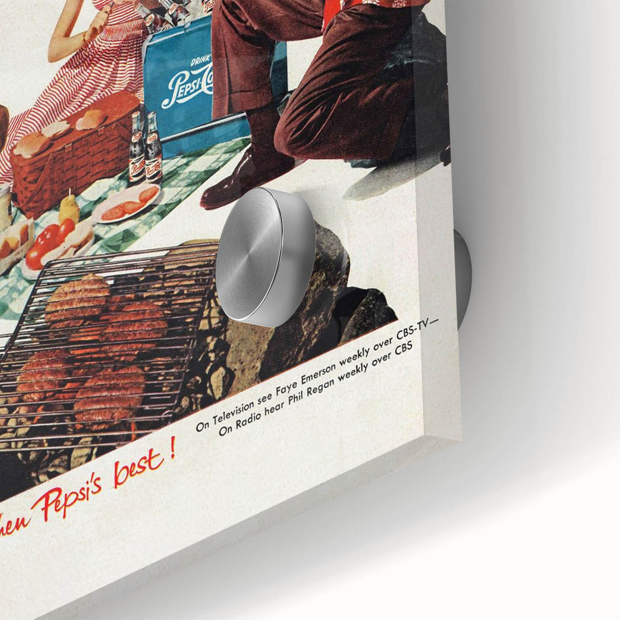 Retro Pepsi Ad Wall Art – More Bounce to the Ounce Vintage Print