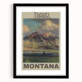 Retro Montana Travel Poster – Vintage Prints & Nostalgic Wall Art