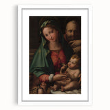 Holy Family with Infant Saint John by Perino del Vaga - Renaissance Art