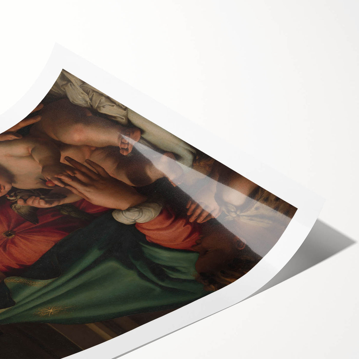 Holy Family with Infant Saint John by Perino del Vaga - Renaissance Art