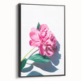 Black and white vintage poster art on framed canvas depicting a serene spring landscape, suitable for bedroom decor.
