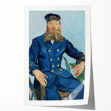 Extra large rolled canvas print featuring a Van Gogh-inspired floral design in vibrant colors.