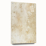 Abstract wall art featuring vibrant strokes in various colors, displayed in a sleek acrylic frame, highlighting the modern design and artistic texture.