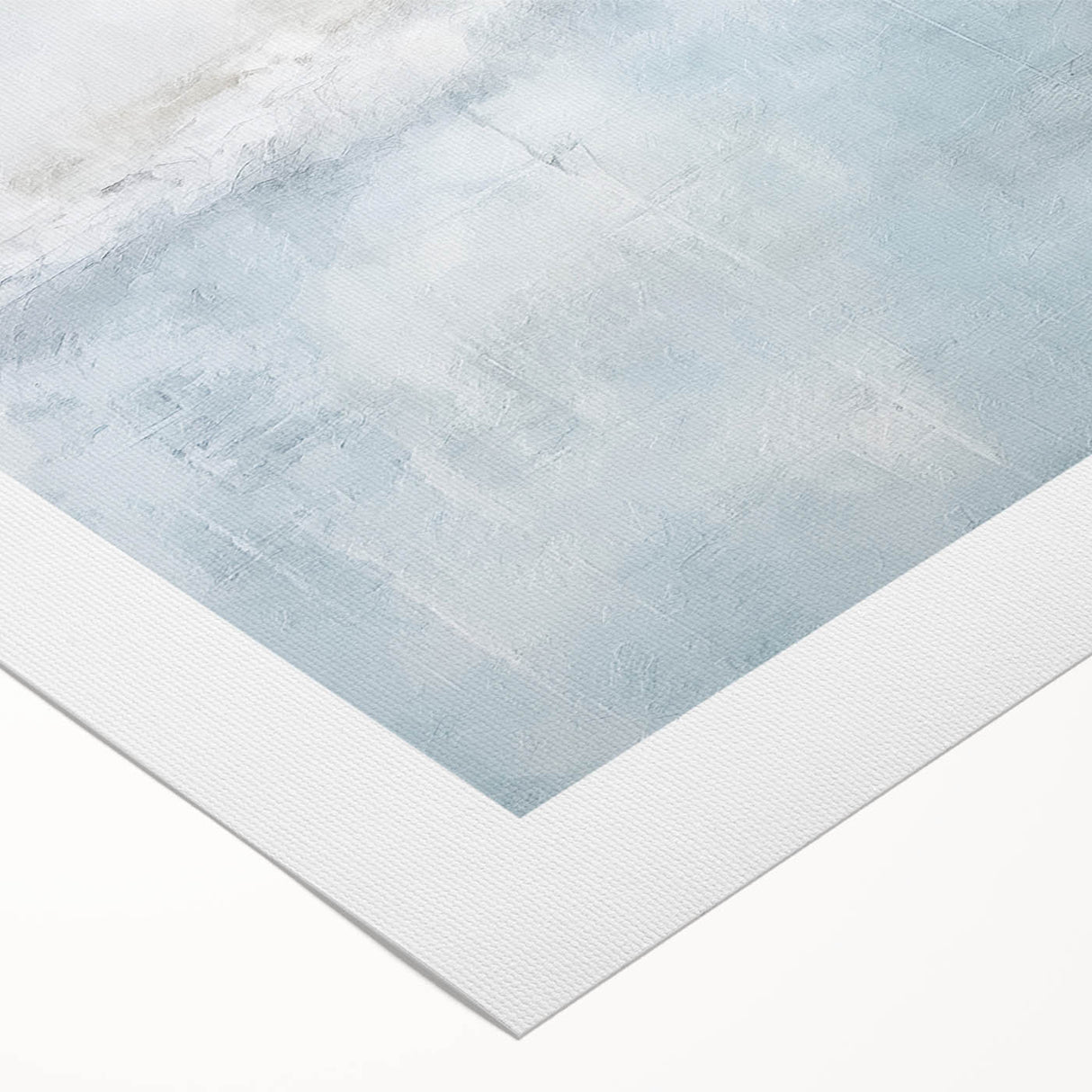 Abstract strokes wall art on rolled canvas showcasing vibrant colors of blue, orange, and yellow, ideal for modern home decor or art enthusiasts.