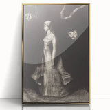 Modern Wall Art: Obsession - Dark and Surreal Monochrome Artwork