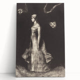 Modern Wall Art: Obsession - Dark and Surreal Monochrome Artwork