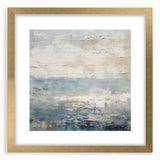 Abstract strokes wall art featuring bold gold and black designs framed with a mat, perfect for modern home decor, enhancing living spaces with elegance and style.