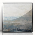 Framed abstract strokes wall art in black acrylic, showcasing dynamic brushwork and modern design, ideal for contemporary home decor.
