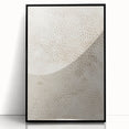 Framed abstract wall art featuring bold black strokes on an acrylic background, showcasing a modern design ideal for contemporary home decor.