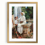 Romanticism Art: The Fountain at Villa Torlonia by Sargent Canvas