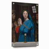 Neoclassical Religious Art Print - The Virgin Adoring the Host