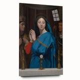 Neoclassical Religious Art Print - The Virgin Adoring the Host