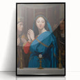 Neoclassical Religious Art Print - The Virgin Adoring the Host