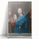 Neoclassical Religious Art Print - The Virgin Adoring the Host