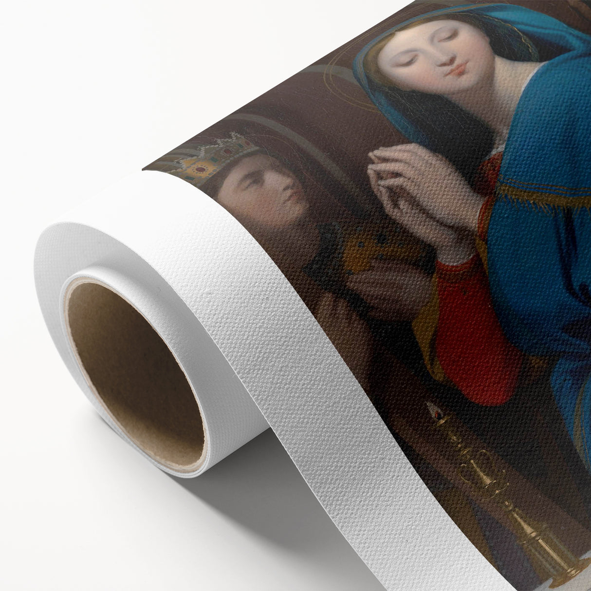 Neoclassical Religious Art Print - The Virgin Adoring the Host