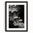 Extra large framed abstract art print featuring textured, colorful swirls on canvas, ideal for living room decor.