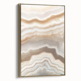 Framed canvas featuring a close-up of natural elements in black and gold tones, ideal for bedroom wall art.