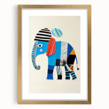 Colorful Elephant Nursery Wall Art - Acrylic Nursery Art