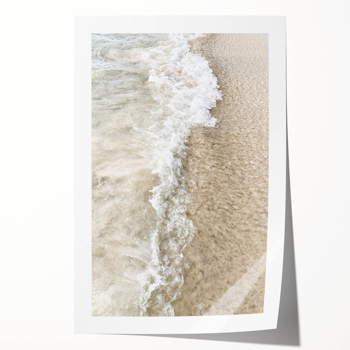 Extra large rolled print of summer floral art in vibrant colors.