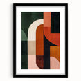 Mid Century Modern Geometric Wall Decor - Retro Minimalist Abstract Art