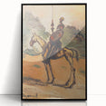 Modern Wall Art: Don Quixote - Timeless Abstract Equestrian Print