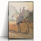 Modern Wall Art: Don Quixote - Timeless Abstract Equestrian Print