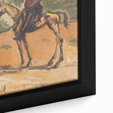 Modern Wall Art: Don Quixote - Timeless Abstract Equestrian Print