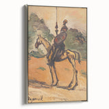 Modern Wall Art: Don Quixote - Timeless Abstract Equestrian Print