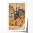 Modern Wall Art: Don Quixote - Timeless Abstract Equestrian Print