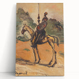 Modern Wall Art: Don Quixote - Timeless Abstract Equestrian Print