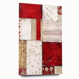 Abstract strokes wall art displayed in an acrylic glass frame, showcasing vibrant colors and fluid designs, perfect for modern home décor or office settings.