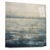 Abstract strokes wall art displayed in a side view, featuring vibrant colors and smooth acrylic glass finish, ideal for modern decor. Perfect for art enthusiasts looking to enhance their space with contemporary design elements.