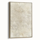 Framed canvas art displaying abstract strokes in gold and black hues, showcasing a modern design with an elegant side view. Perfect for contemporary home decor.