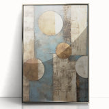 Framed abstract wall art featuring bold silver acrylic strokes on a textured background, designed to enhance modern interiors with a sleek, contemporary aesthetic.