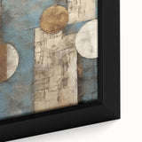 Abstract strokes wall art in vibrant colors, elegantly framed and showcasing intricate brushwork, perfect for modern home decor. Ideal for enhancing living spaces.