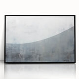 Framed abstract strokes wall art in black acrylic, showcasing a modern design with dynamic lines and textures, ideal for contemporary home decor.