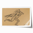 Expressionist Art: Female Figure (Wind) by Weisz-Kubínčan Print