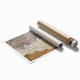 Impressionist Seascape - Monet's Stormy Sea in Étretat, Framed Print