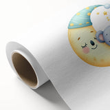 Kids Room Art Prints - Sleeping Moon & Koala Nighttime Wall Art