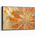 Black and white framed canvas featuring a close-up landscape, ideal for bedroom wall decor.