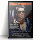 Retro Wall Art - The Terminator Movie Poster - 80s Sci-Fi Art Prints