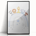 Safari Animal Nursery Wall Art - Baby Room Decor Print