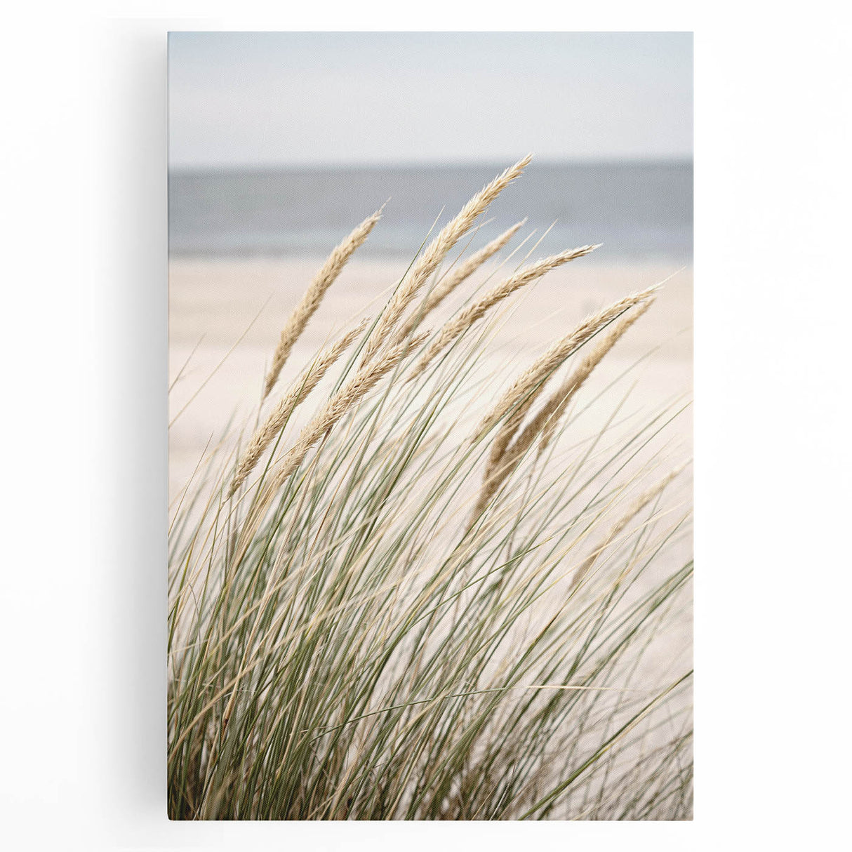 Black and white abstract design on large stretched canvas, ideal for kitchen wall art.