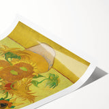 Extra large wall art featuring monochrome line art flowers on rolled print, ideal for large living room decor.