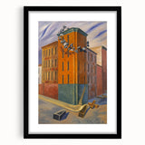 Modern Wall Art: Urban Surrealism - Bold Architectural Abstract Print