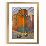 Modern Wall Art: Urban Surrealism - Bold Architectural Abstract Print