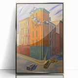 Modern Wall Art: Urban Surrealism - Bold Architectural Abstract Print